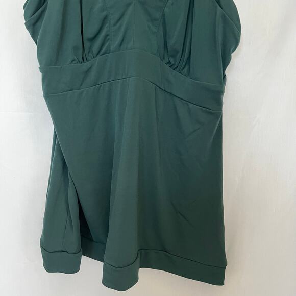 Vintage Y2k Babydoll Banana republic green top size medium - Picture 3 of 6